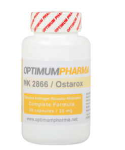 OptimumPharma MK-677 & Ostarox (MK-2866) – Dual SARM Formula | 60 Capsules (10mg Each)