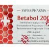 SwissPharma BETABOL 200 – Trenbolone Acetate, Drostanolone Propionate & Testosterone Propionate | 200mg/ml (10 Ampoules)