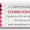 SwissPharma Clenbuterol 40 – Potent Thermogenic Fat Burner (40mcg, 100 Tablets)