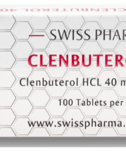 SwissPharma Clenbuterol 40 – Potent Thermogenic Fat Burner (40mcg, 100 Tablets)