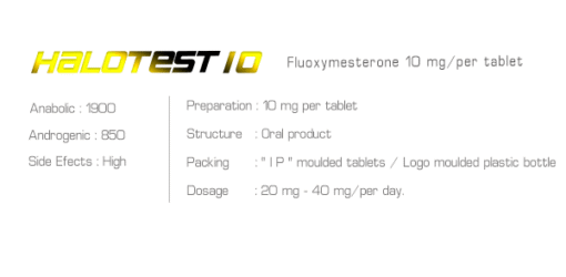 Ironpharma Halotest 10 (Fluoxymesterone 10mg) – Elite Strength & Muscle Definition - Image 3