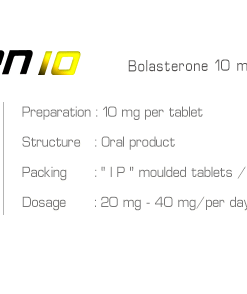 Alternative view of Ironpharma Myagen10 Bolasterone 10mg Tablets – Elite Oral Steroid for Strength, Power & Dry Gains