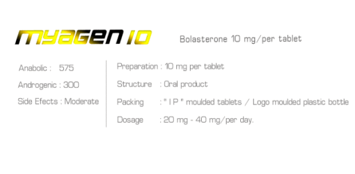 Ironpharma Myagen10 Bolasterone 10mg Tablets – Elite Oral Steroid for Strength, Power & Dry Gains - Image 2