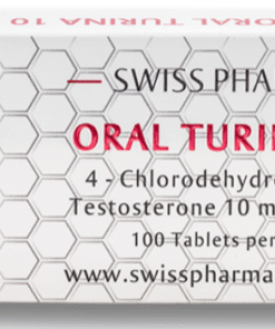 SwissPharma Oral Turina 10 – Turinabol Tablets (100 Tabs) (4-Chlorodehydromethyltestosterone)