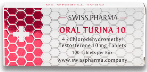 SwissPharma Oral Turina 10 – Turinabol Tablets (100 Tabs) (4-Chlorodehydromethyltestosterone)