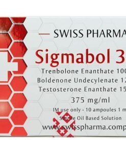 SwissPharma Sigmabol 375 – Premium Long-Ester Blend (Test E, Boldenone, Tren E)