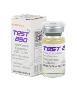 Ironpharma Test 250 – Testosterone Enanthate 250mg/ml for Muscle Growth, Strength & Performance