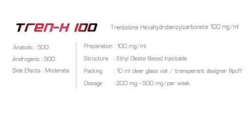 Ironpharma Tren-H 100 – Trenbolone Hexahydrobenzylcarbonate (Parabolan) 100mg/ml - Image 2