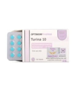 OptimumPharma TURINA – Turinabol 10mg (4-Chlorodehydromethyltestosterone) | 100 Tablets